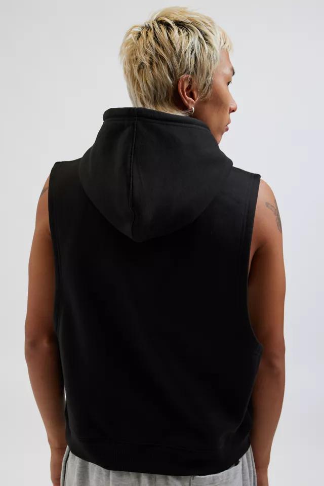 Standard Cloth Sleeveless Muscle Hoodie Sweatshirt Product Image