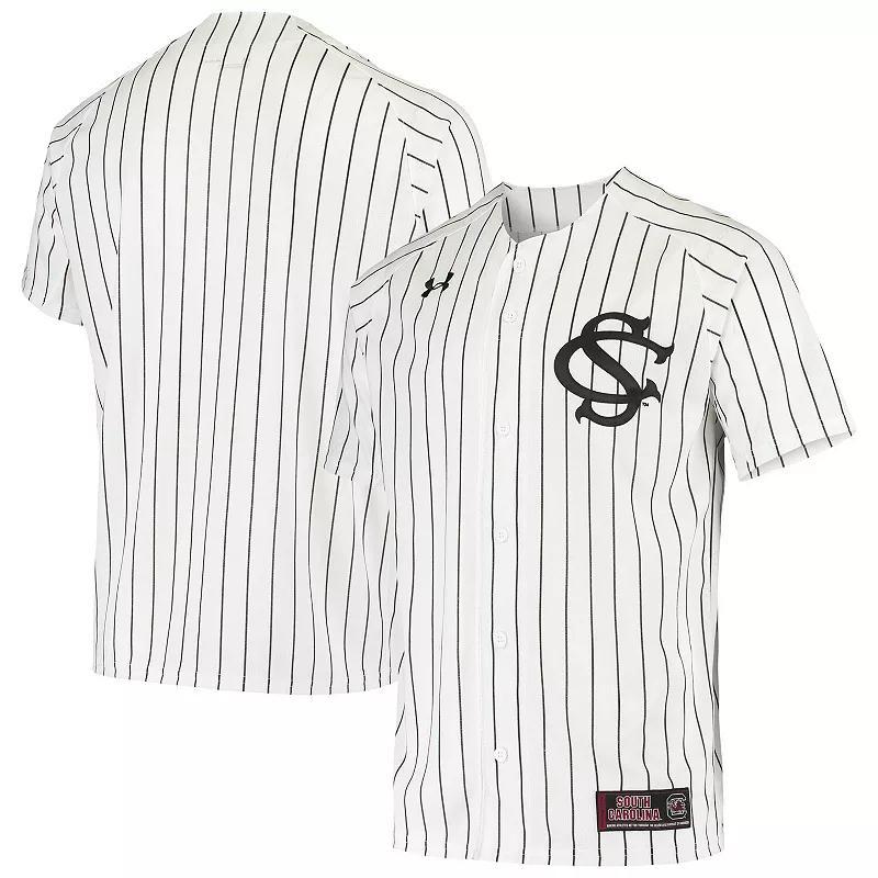 Men's Under Armour White South Carolina Gamecocks Replica Performance Baseball Jersey, Size: 3XL Product Image