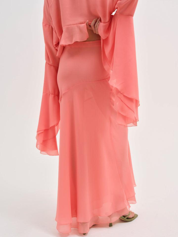 Joana Maxi Skirt — Orange Product Image
