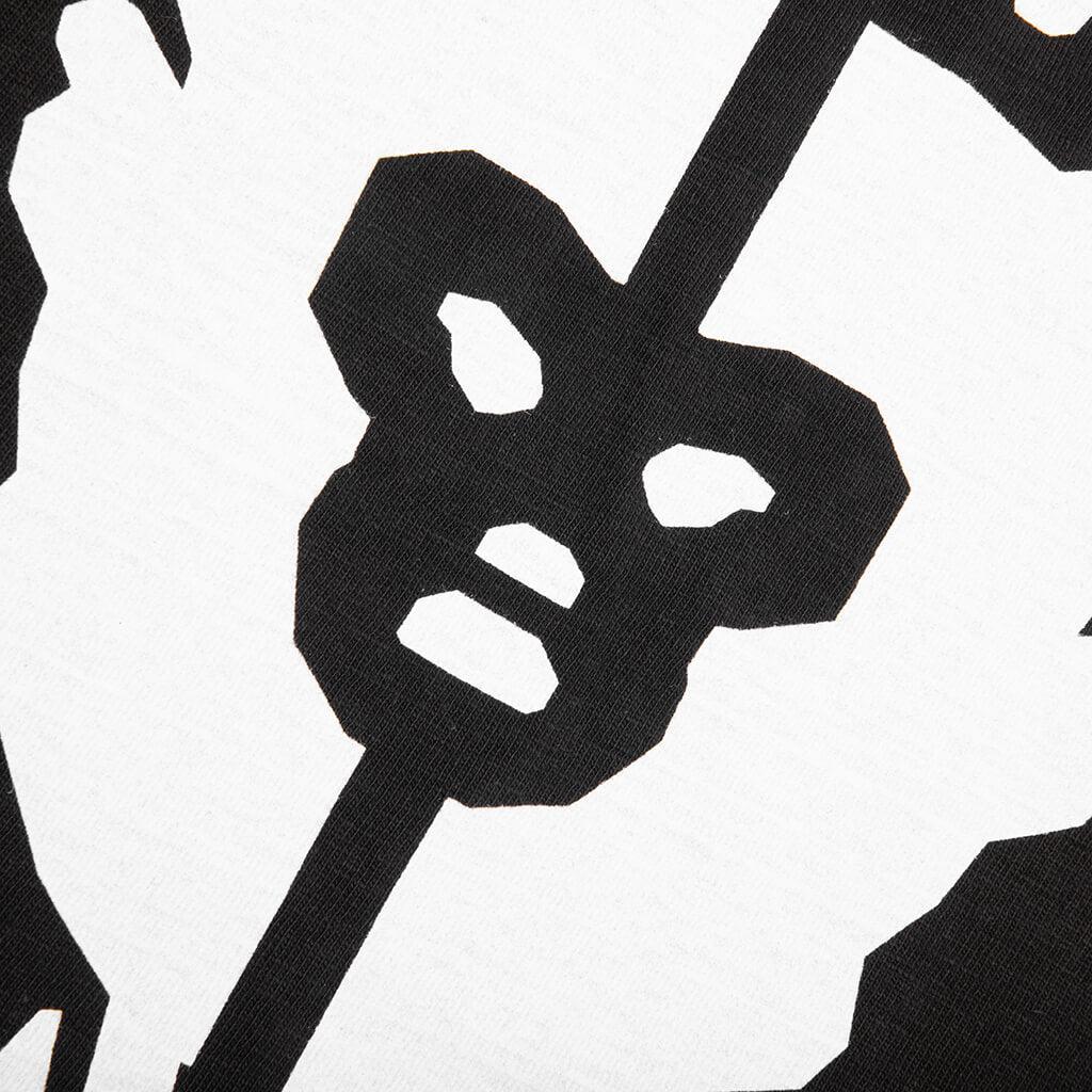 Slim Fit Reverse Print T-Shirt - Black Male Product Image