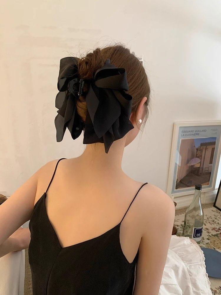Plain Bow Hair Claw Product Image