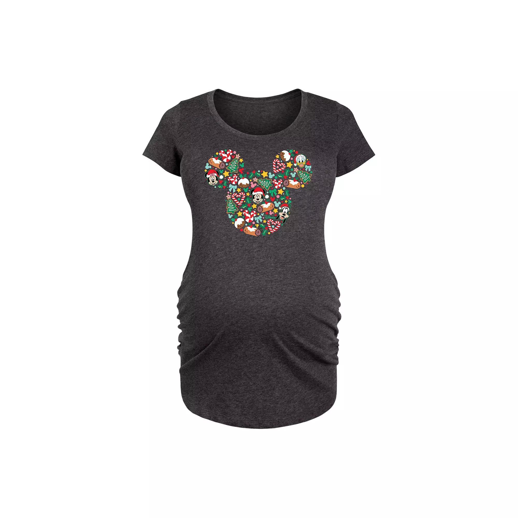 Maternity Barbie Evolution All Pink Graphic Tee, Womens Product Image