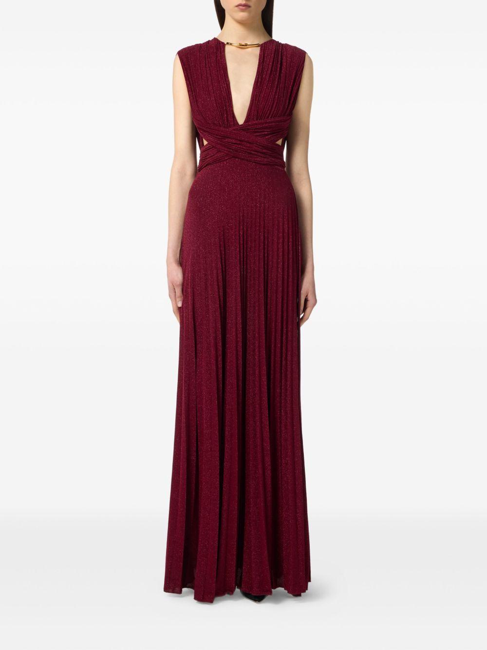 pleated gown Product Image