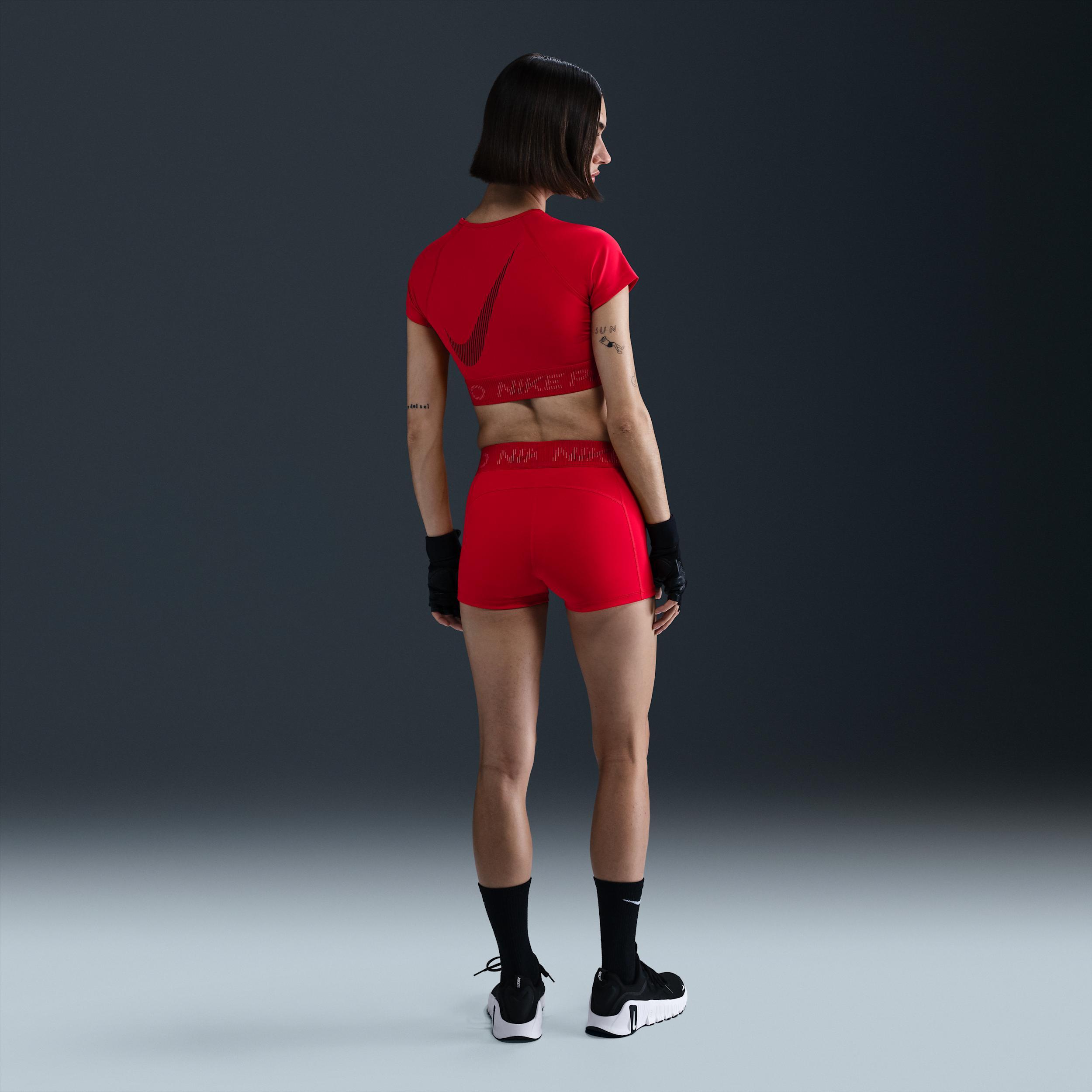 Women's Nike Pro Mid-Rise 3" Graphic Biker Shorts Product Image