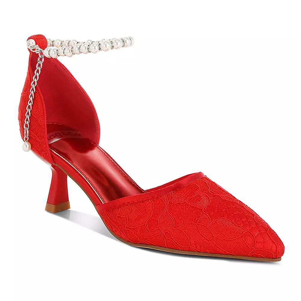 Rag & Co Laika Women's Sandals, Size: 10, Red Product Image