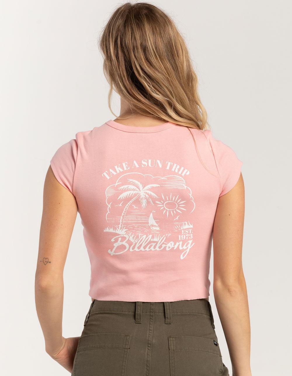 BILLABONG Sailin Away Womens Baby Tee - PEACH Product Image