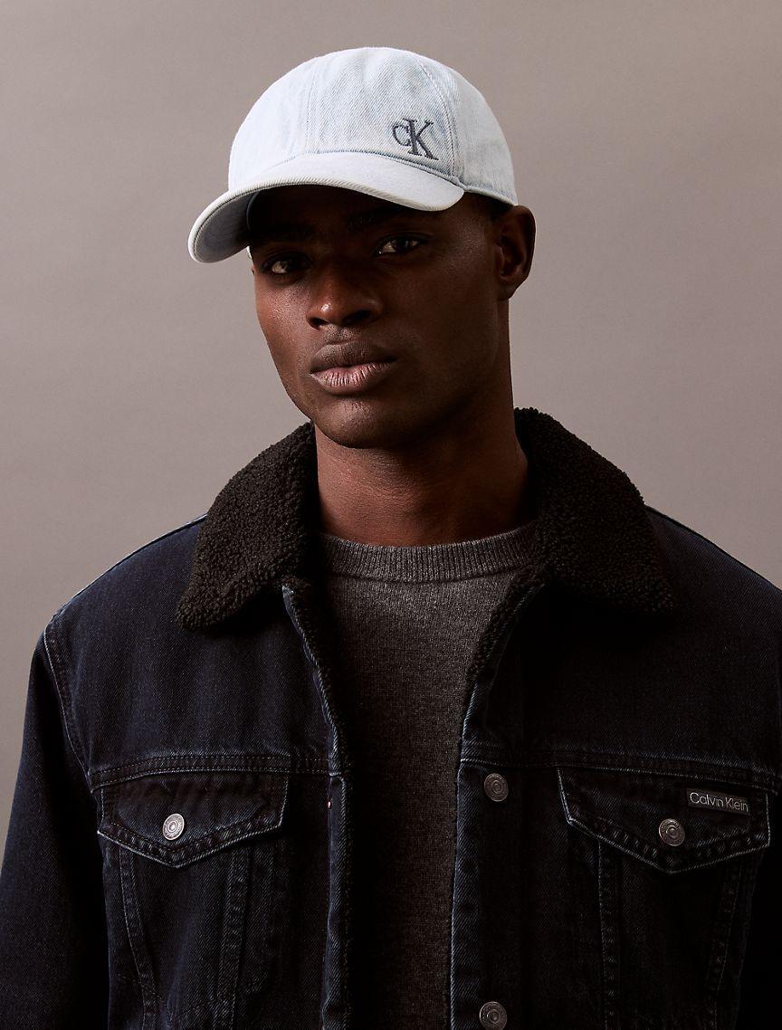 Washed Denim Embroidered Logo Baseball Cap Product Image