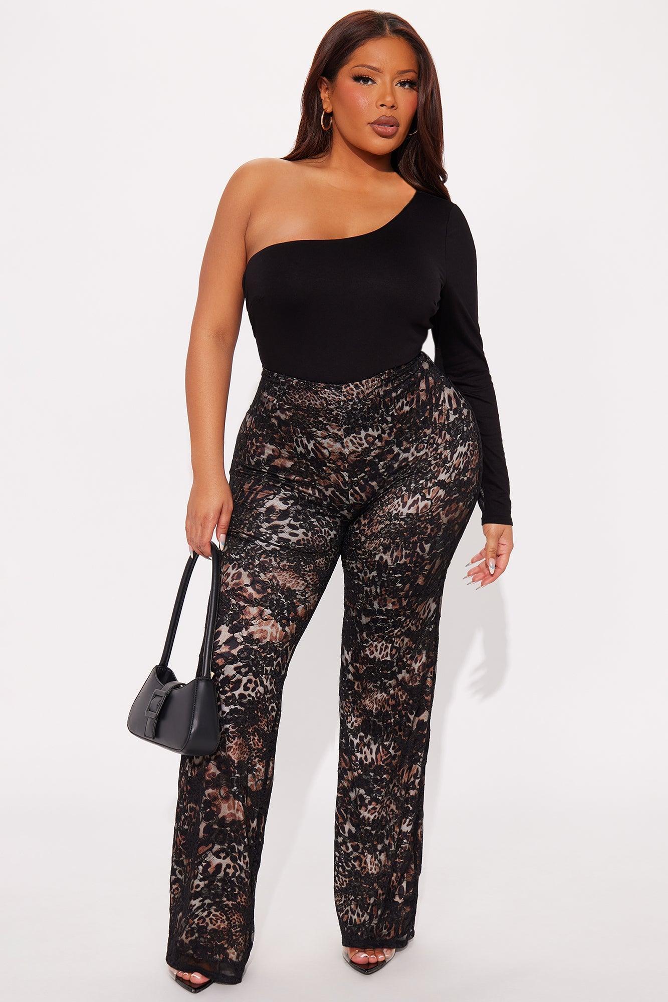 Juniper Long Sleeve One Shoulder Bodysuit - Black Product Image