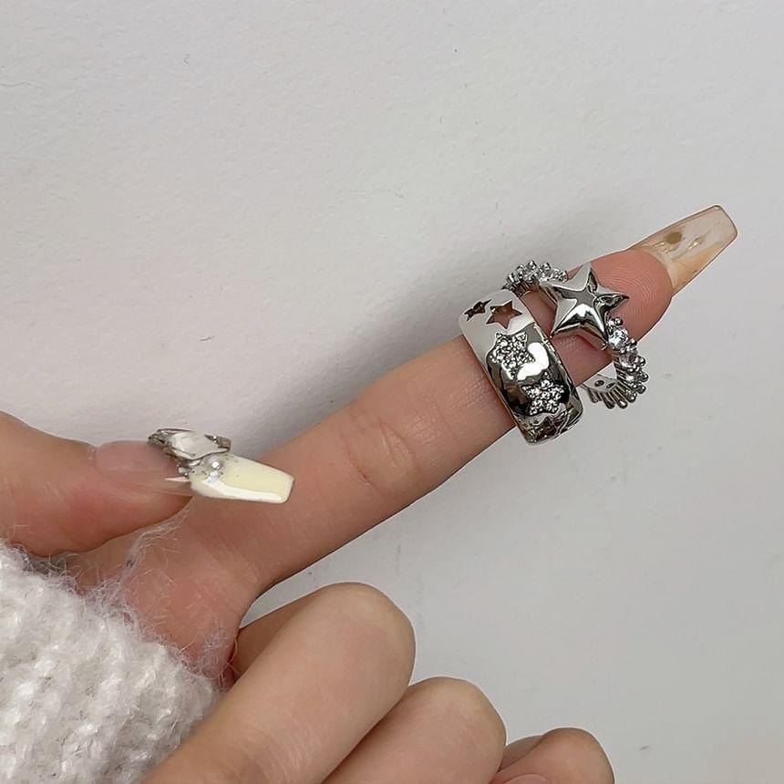 Star Alloy Open Ring Product Image