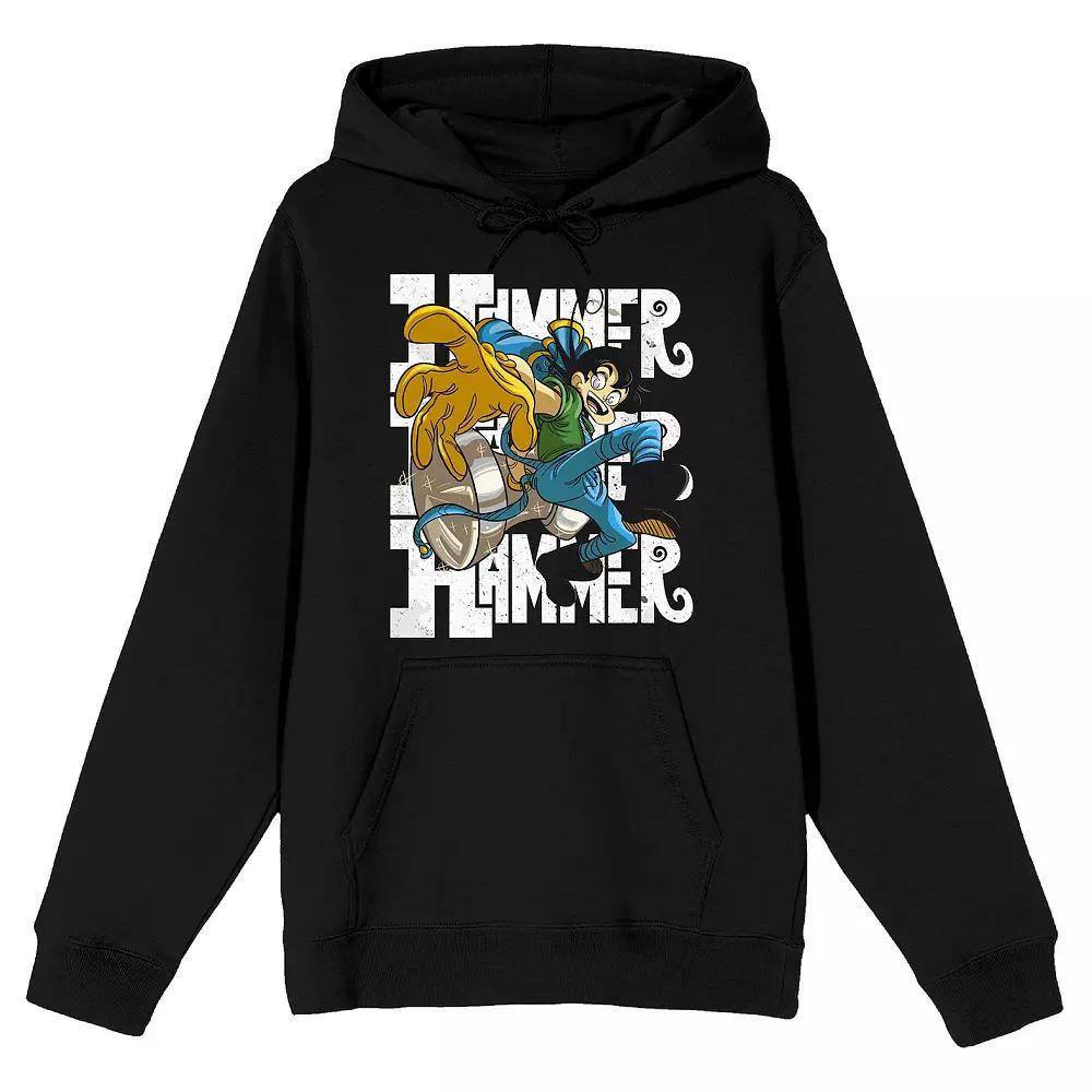 Men's Hammer Stud Battle Stance Graphic Hoodie, Size: XXL, White Product Image