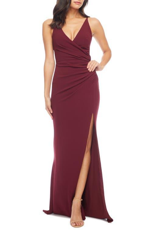 Dress the Population Jordan Plunge Neck Gown Product Image