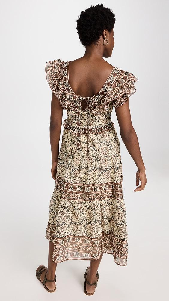Sea Marlee Print Flutter Sleeve Dress | Shopbop Product Image