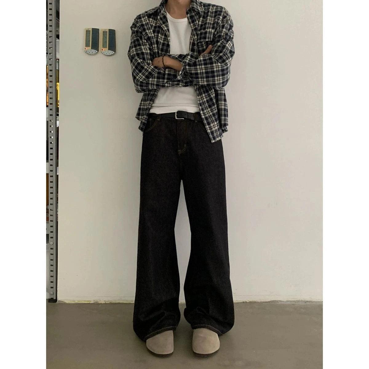 RT No. 18733 KURIN STRAIGHT DENIM JEANS Product Image