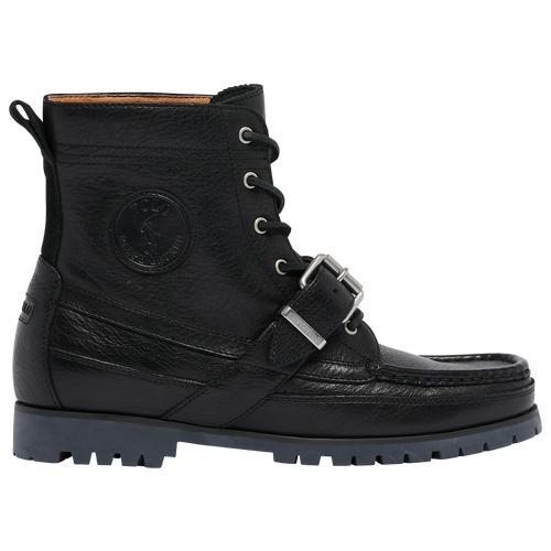 Polo Ralph Lauren Mens Ranger Tumbled Leather Buckle Lug Sole Boots Product Image