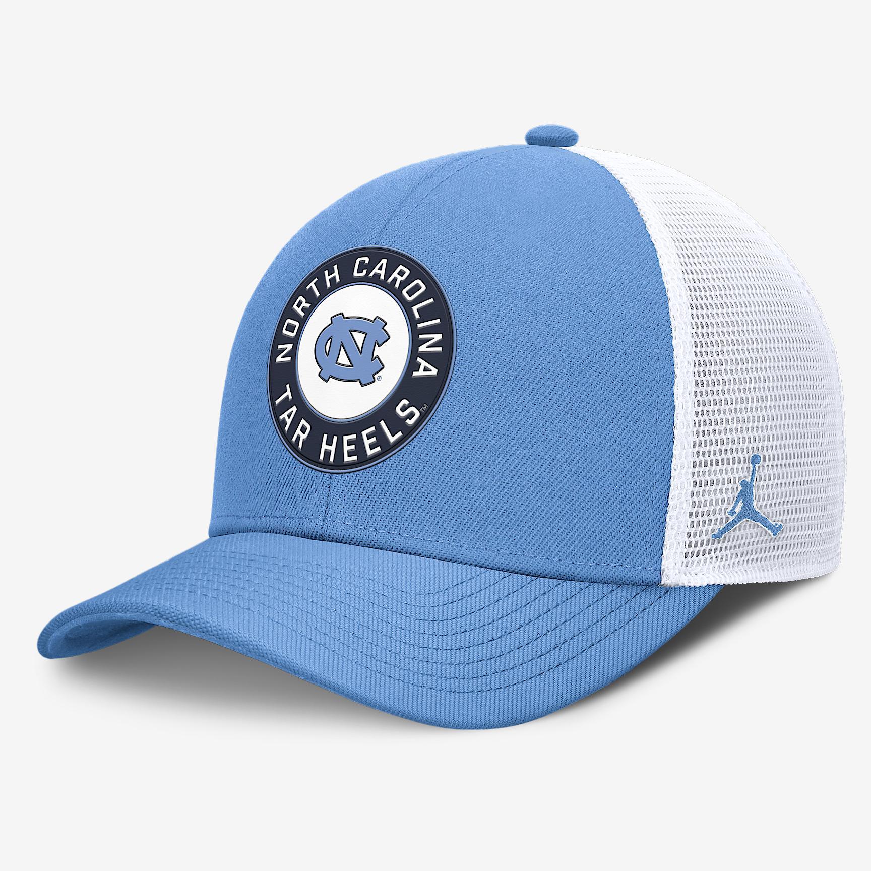 North Carolina Primetime Rise Men's Jordan Brand Dri-FIT College Trucker Adjustable Hat Product Image