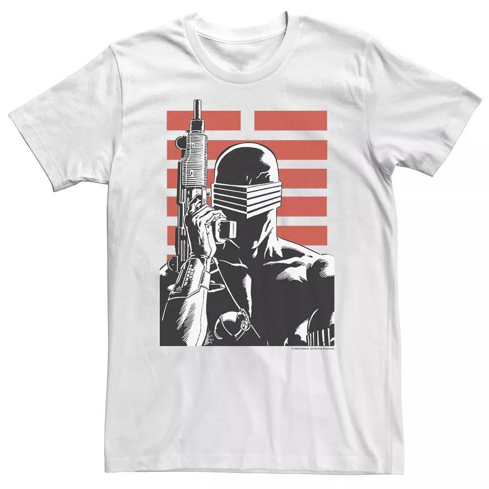 Big & Tall G.I. Joe Snake Eyes Portrait Tee, Men's, Size: XL Tall, White Product Image