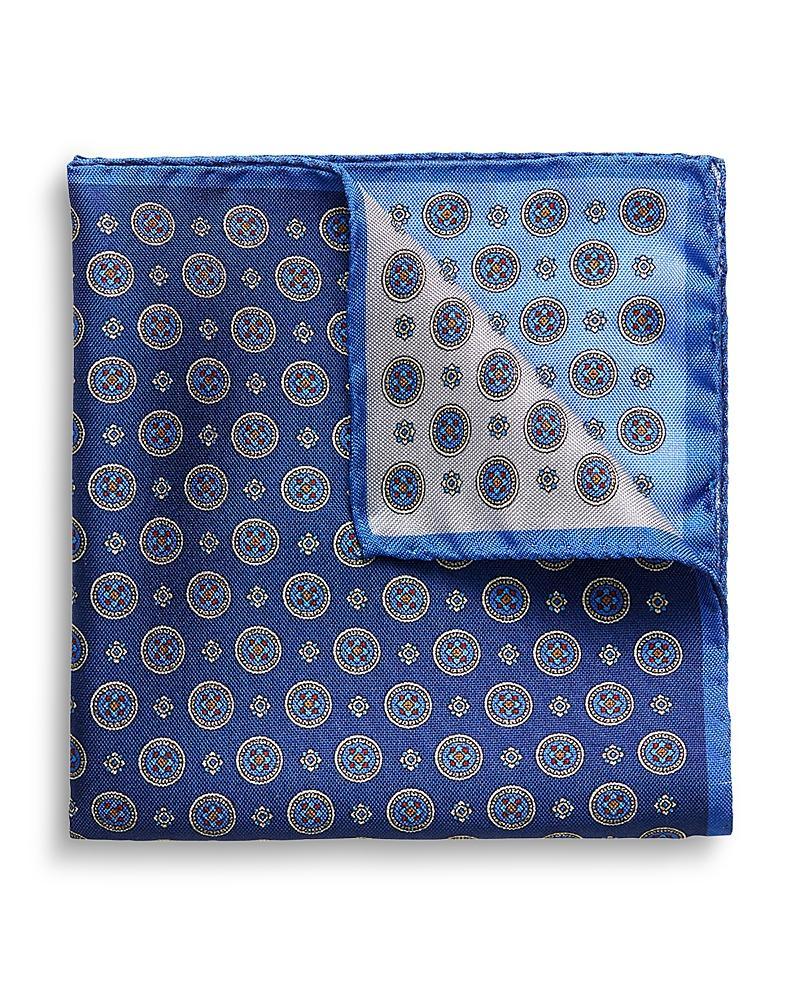 Eton Four Medallion Silk Pocket Square Product Image