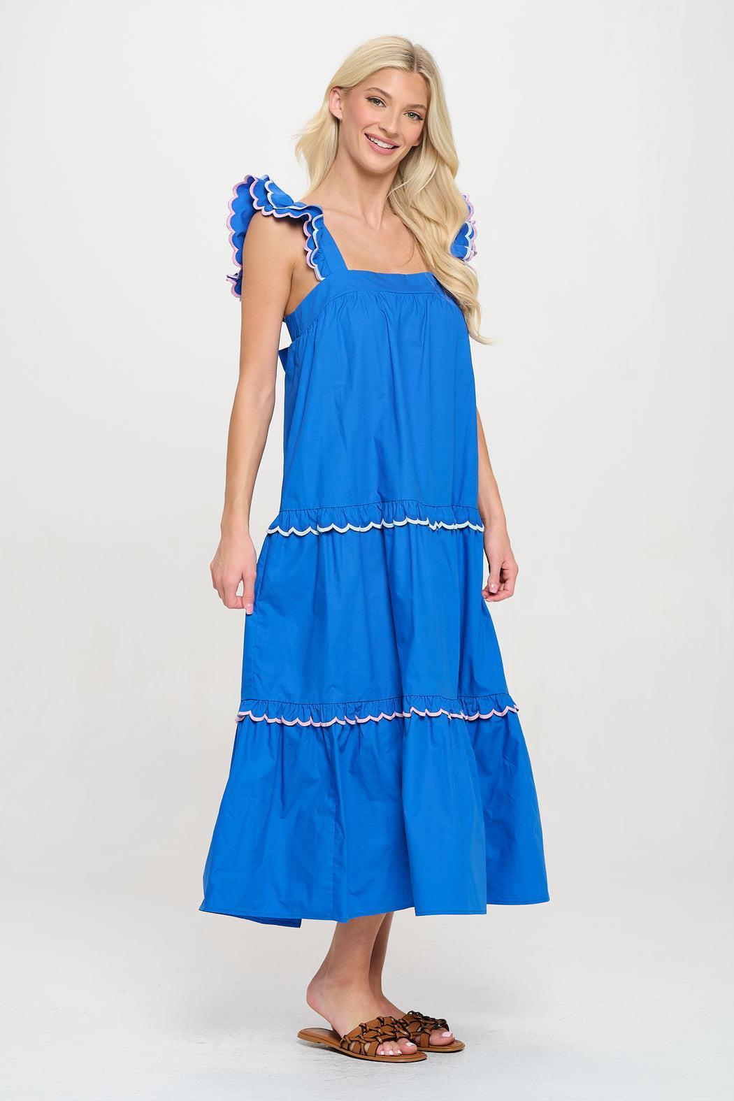 Azure Oasis Maxi Dress Product Image
