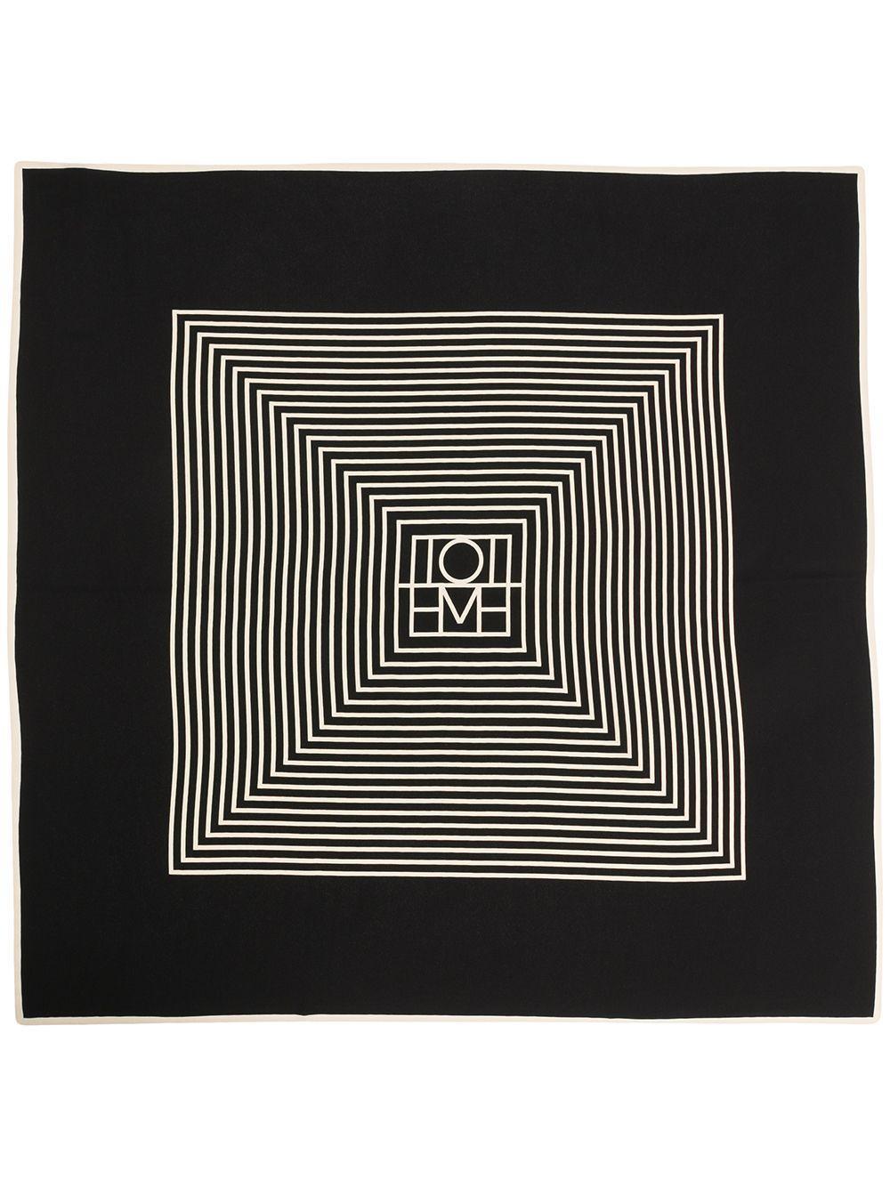 stripe print scarf Product Image