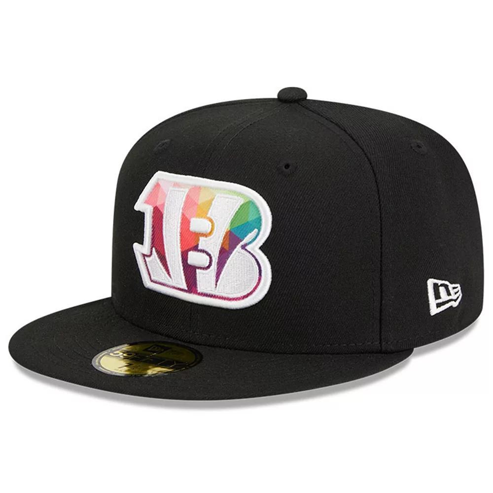 Men's New Era  Black Cincinnati Bengals 2023 NFL Crucial Catch 59FIFTY Fitted Hat, Size: 8 Product Image