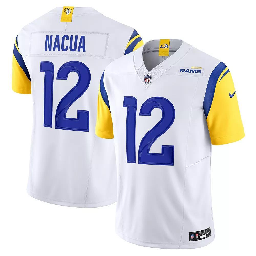 Men's Nike Puka Nacua White Los Angeles Rams Vapor F.U.S.E. Limited Player Jersey, Size: XL Product Image