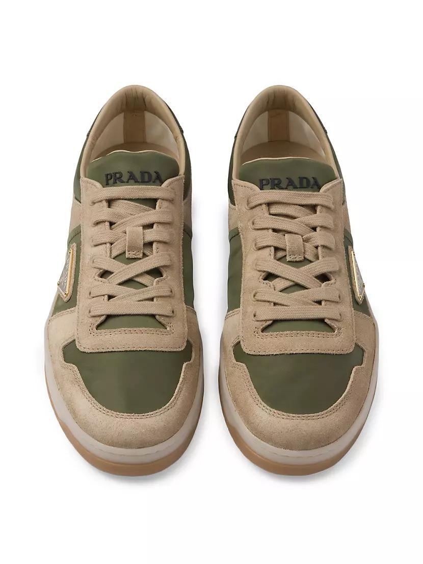 Mens Downtown Delav Suede and Re-Nylon Sneakers Product Image