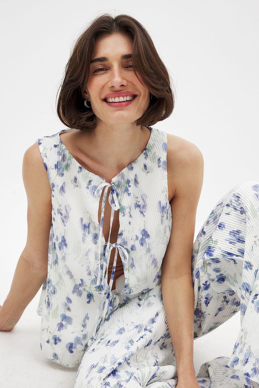 Tie Pleated Top Product Image