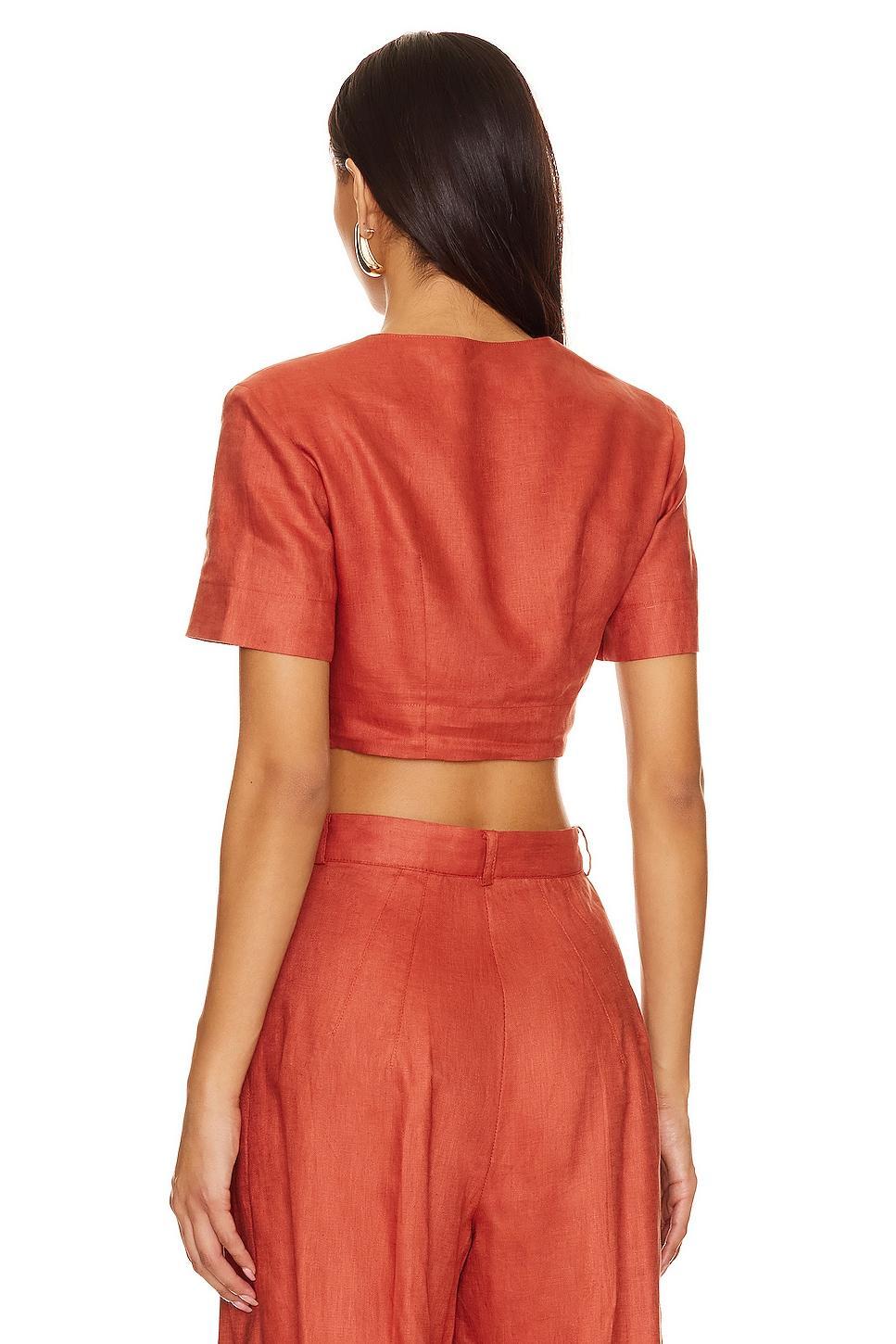 Apron Crop Top MATTHEW BRUCH Product Image