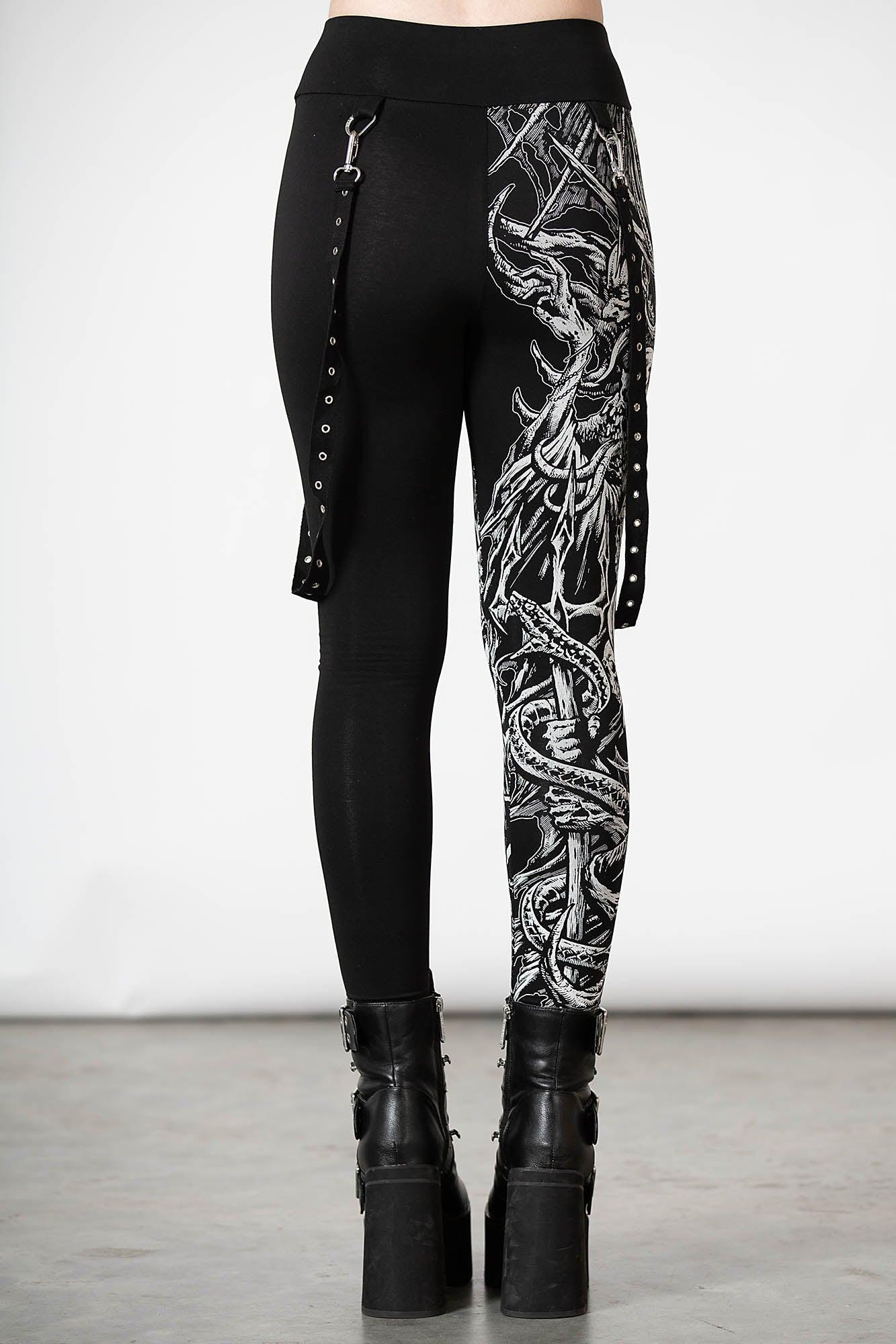Amnesia Leggings / Black / 95% Cotton 5% Elastane Product Image
