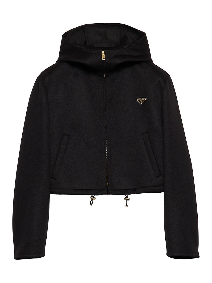 Womens Lightweight Cashgora Blouson Jacket Product Image