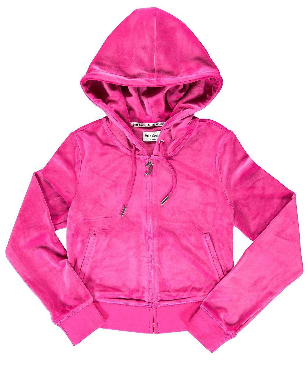 Juicy Couture OG Big Bling Free Love Velour Zip Hoodie Product Image