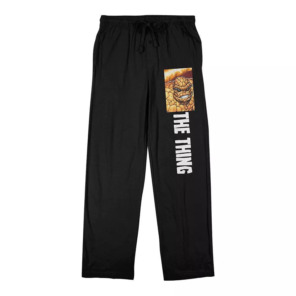 Men's Marvel Fantastic Four The Thing Sleep Pants, Size: XL, Black Product Image