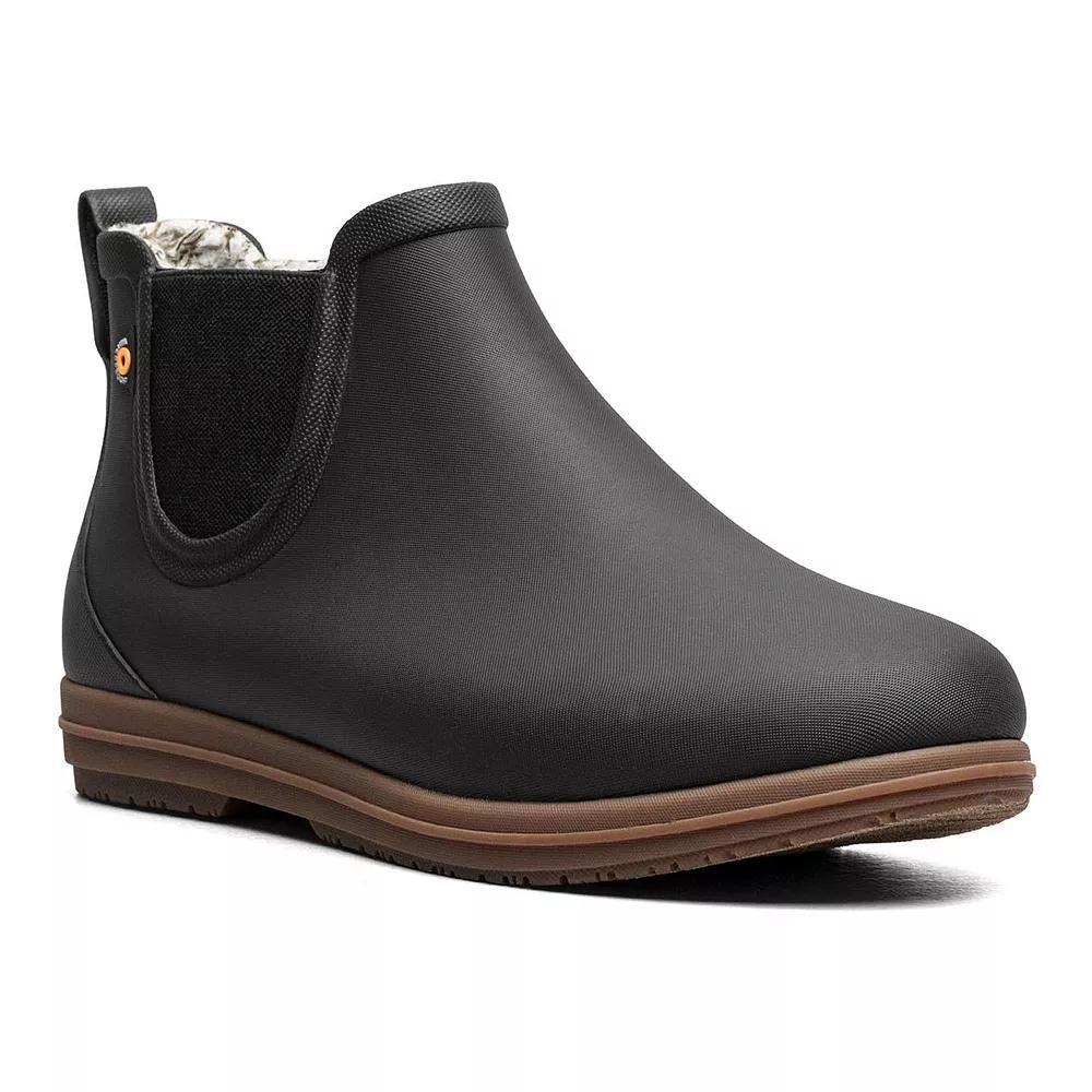 Bogs Sweetpea II Women's Plush Waterproof Chelsea Rain Boots, Size: 11, Black Product Image