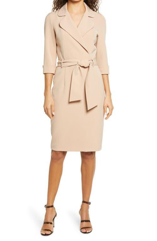 Womens Lucinda Belted Sheath Dress Product Image