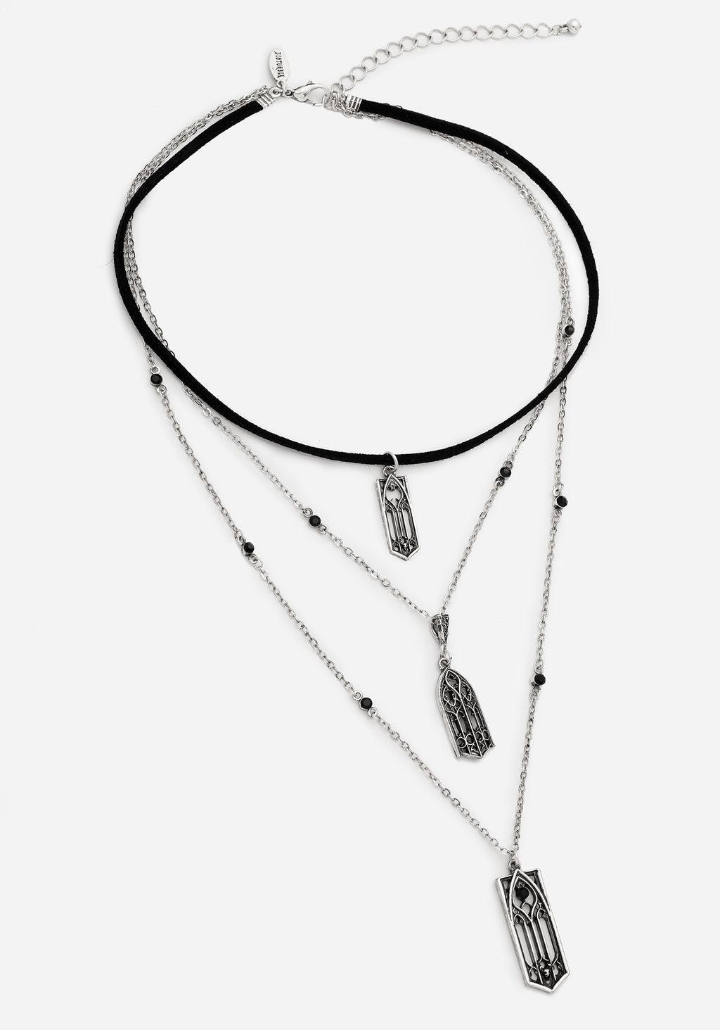 Cathedral Gothic Layered Necklace Product Image