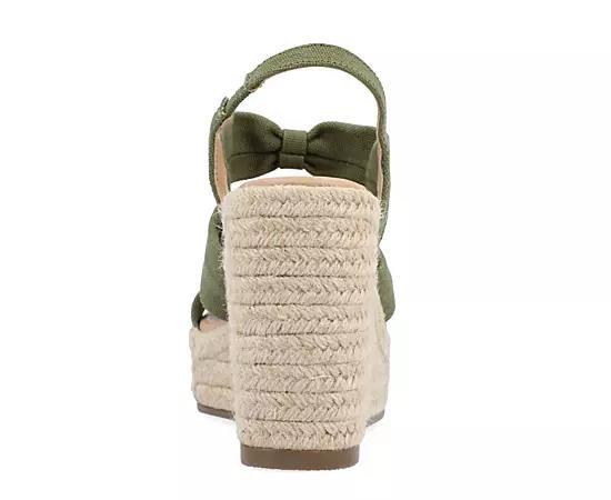 Journee Collection Womens Santorynn Platform Wedge Sandal Product Image