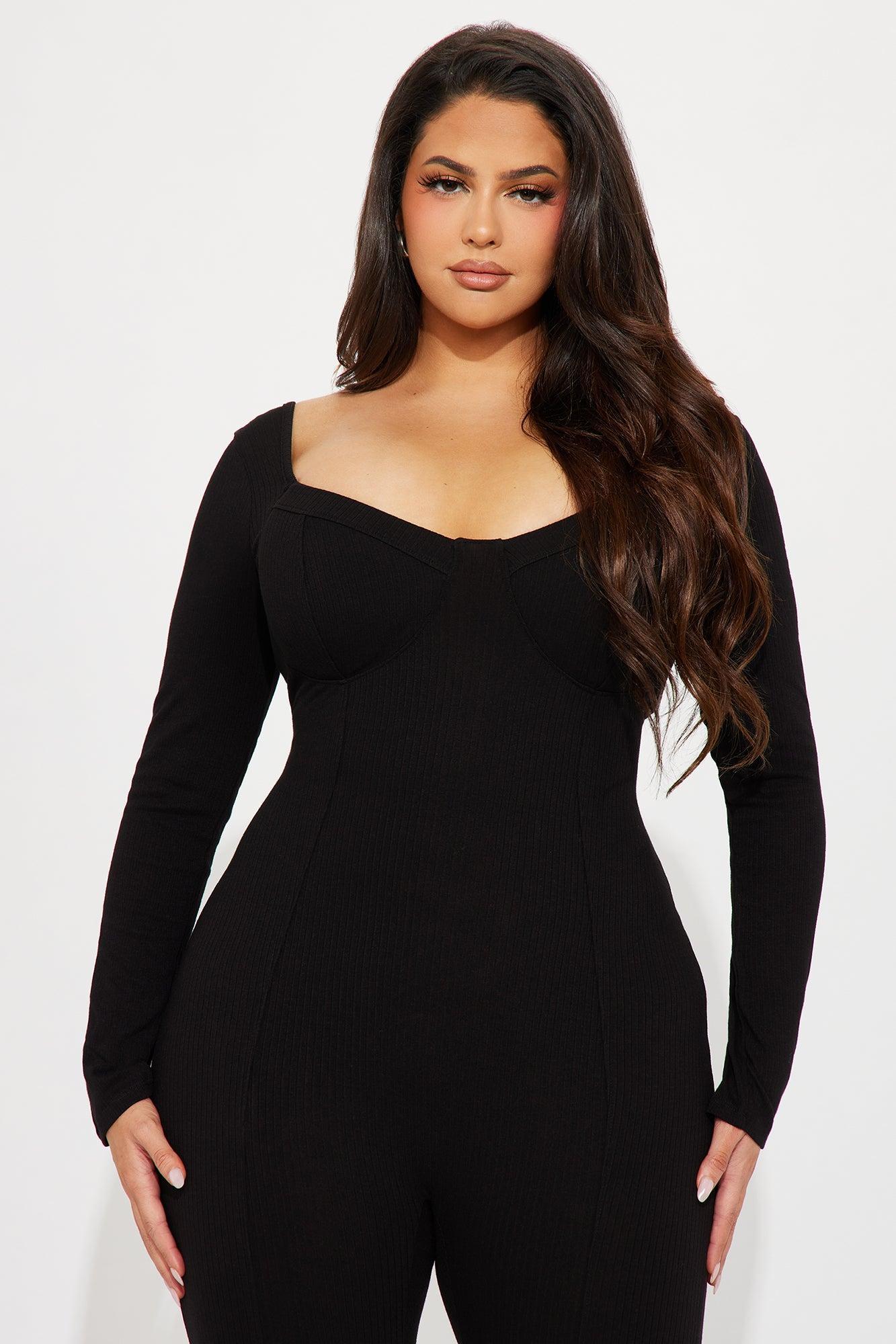 Been That Way Padded Jumpsuit - Black Product Image