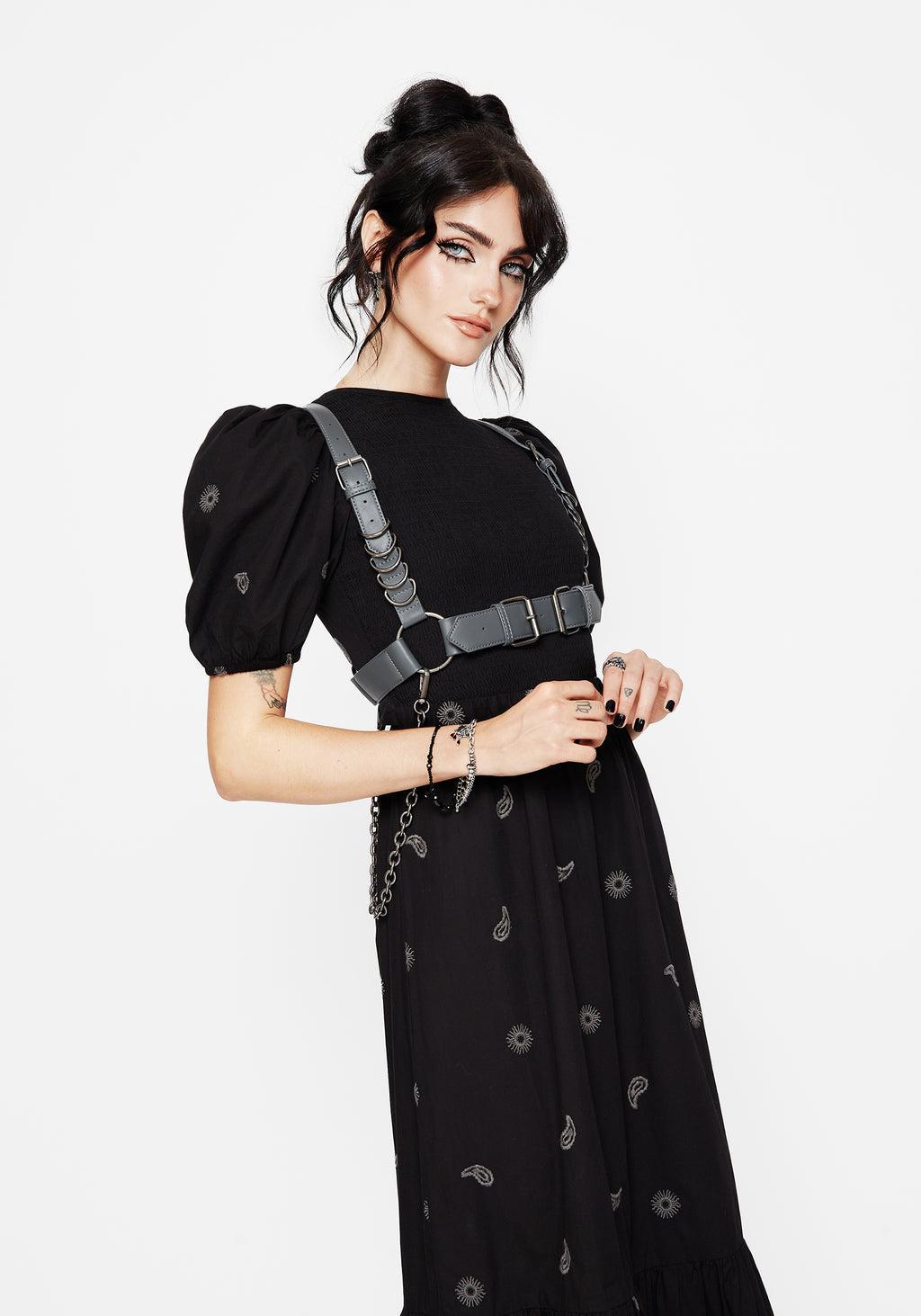 Dawn Sun Embroidered Tiered Maxi Dress Product Image