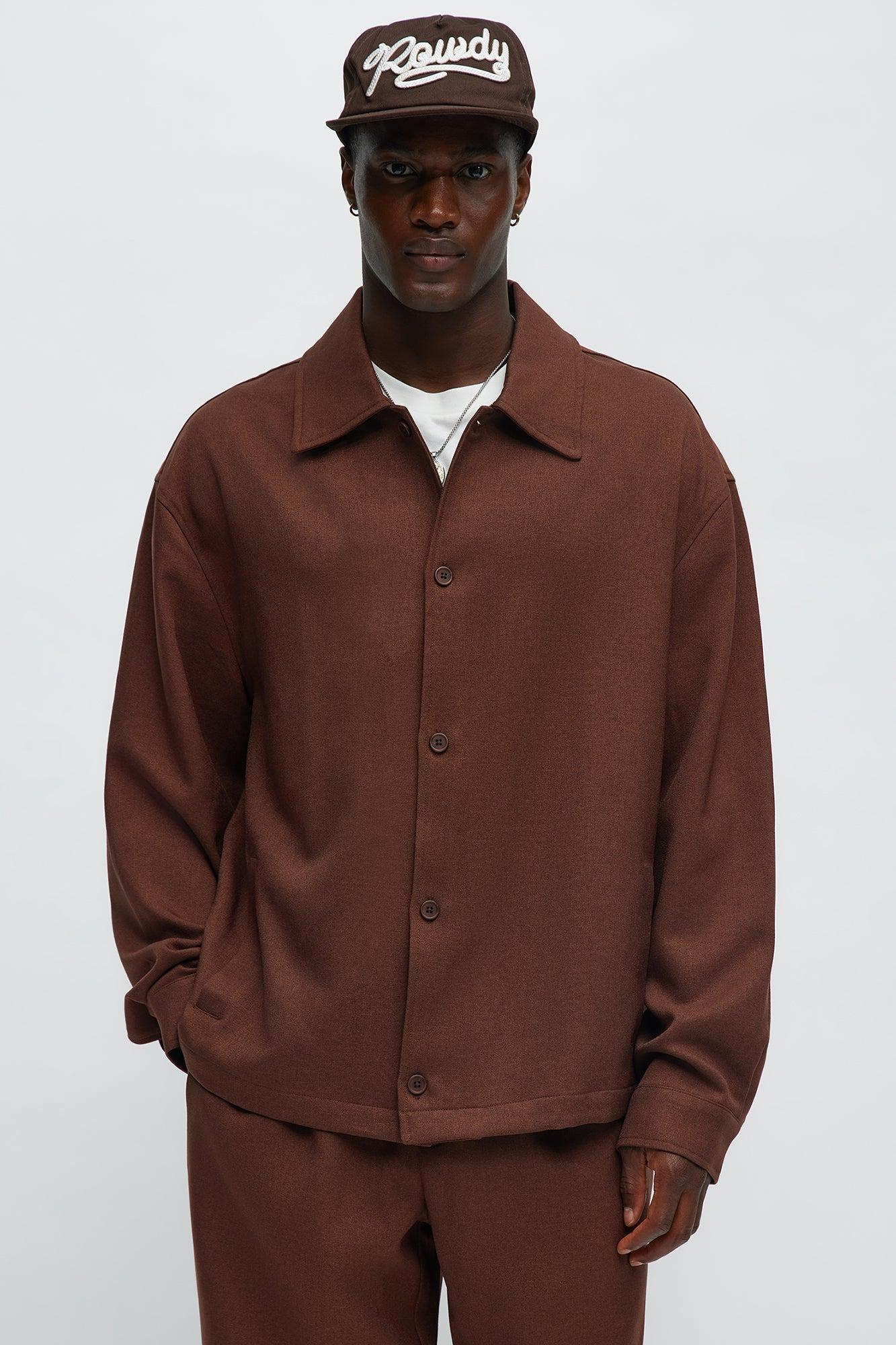 Relaxed Mara Overshirt - Brown Product Image