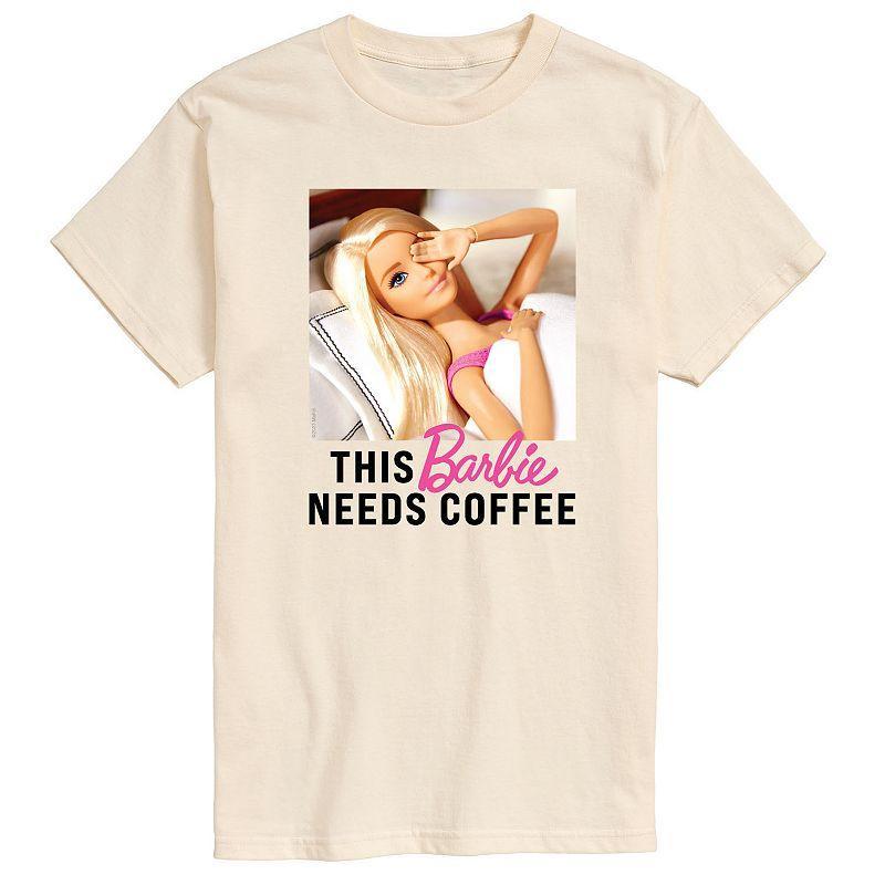 Mens Barbie This Barbie Needs Coffee Graphic Tee Product Image