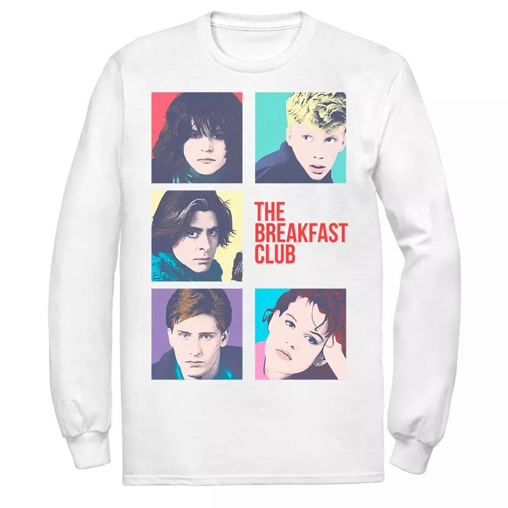 Men's Breakfast Club Group Shot Squares Tee, Size: XL, White Product Image
