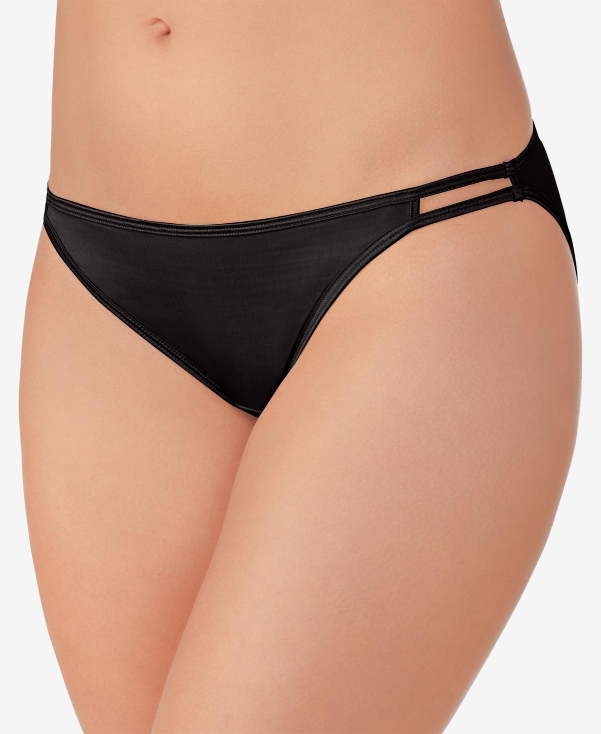 Plus Size Vanity Fair Lingerie Illumination String Bikini 18810, Womens Steele Purple Product Image