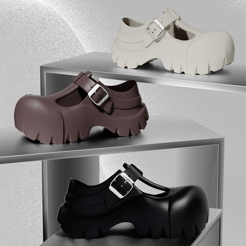 Plain Platform Mary Jane Clog Product Image
