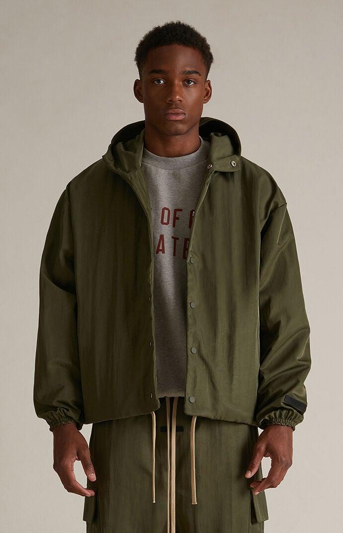 Fear of God Essentials Men's Textured Nylon Hooded Jacket - Product Image