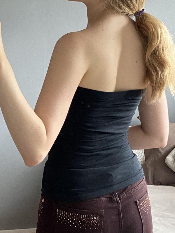 Vintage Totem Print Bandeau Top Product Image