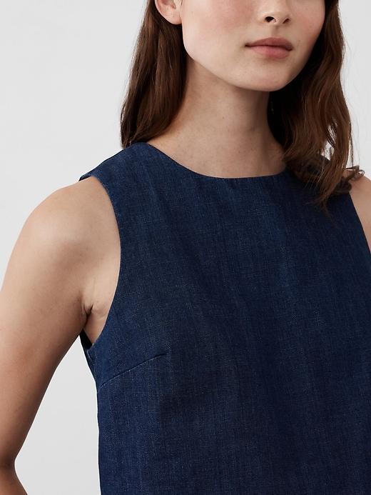 Cropped Poplin Top Product Image