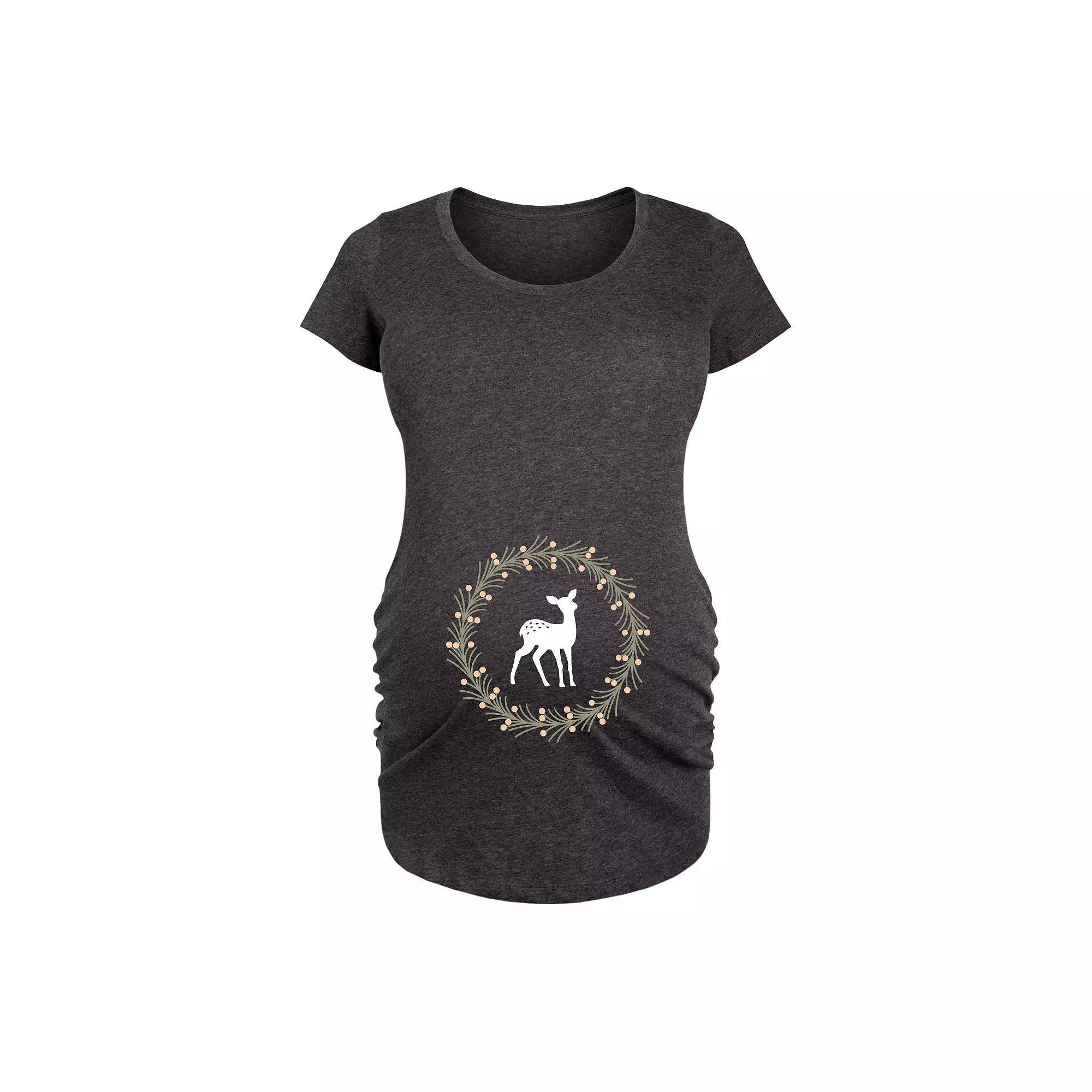 Maternity Future Tax Deduction Graphic Tee, Womens Heather Grey Product Image