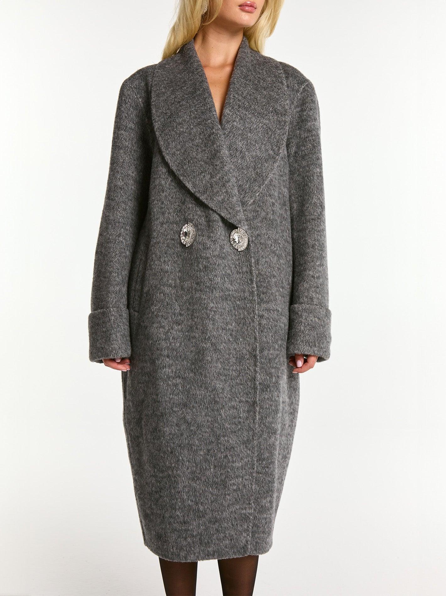 Audrina Coat (Rose Red) Product Image