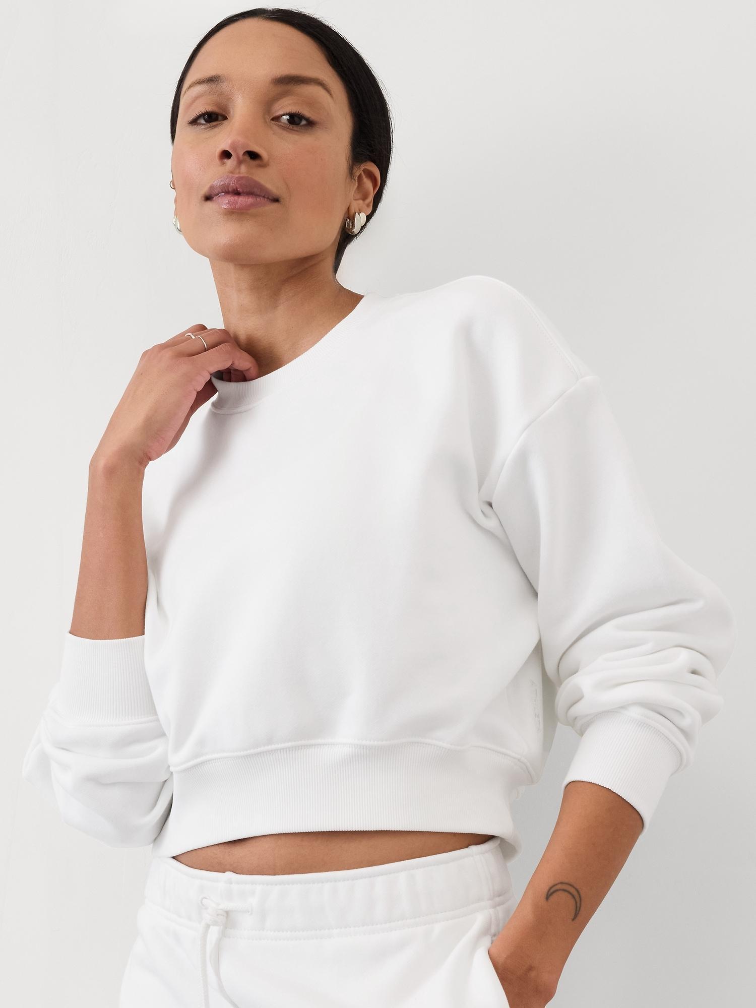 Heavyweight Terry Crop Crew Sweatshirt Product Image