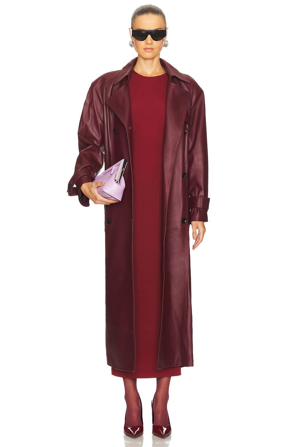 Corrin Leather Coat Ducie Product Image